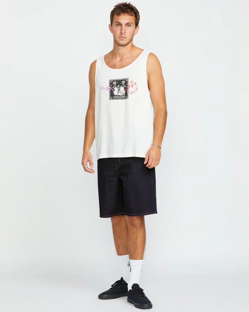 Load image into Gallery viewer, Volcom Men&#39;s Billow Denim Relaxed Fit Shorts Rinse A2012200_RNS
