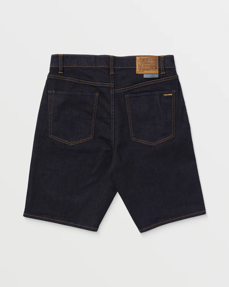 Load image into Gallery viewer, Volcom Men&#39;s Billow Denim Relaxed Fit Shorts Rinse A2012200_RNS
