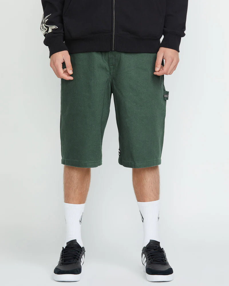 Load image into Gallery viewer, Volcom Men&#39;s Sawhorse Denim Shorts Alpine A2042400_APN
