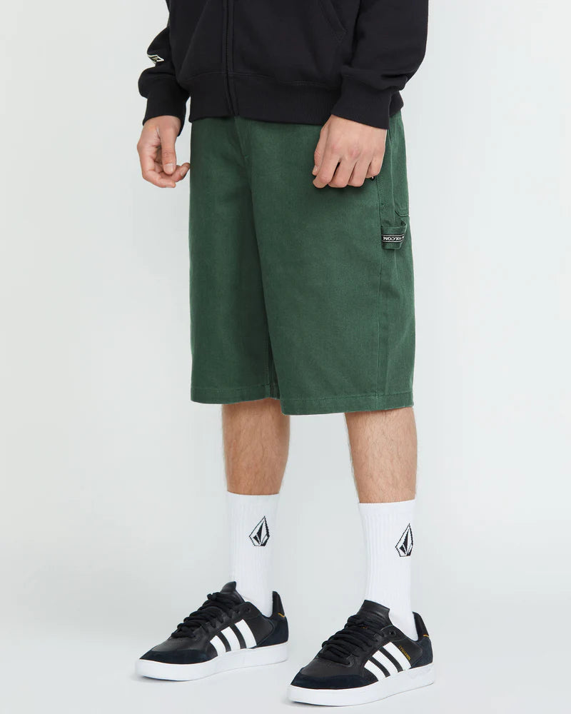 Load image into Gallery viewer, Volcom Men&#39;s Sawhorse Denim Shorts Alpine A2042400_APN
