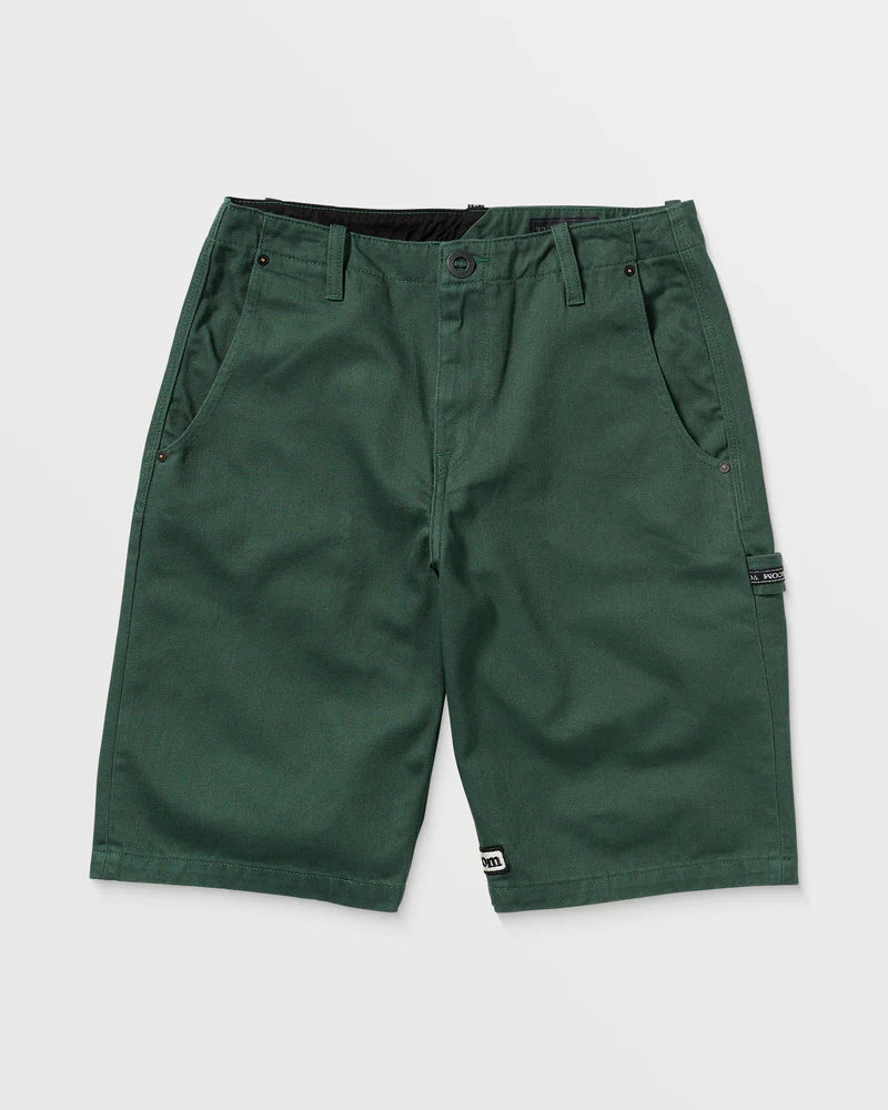 Load image into Gallery viewer, Volcom Men&#39;s Sawhorse Denim Shorts Alpine A2042400_APN
