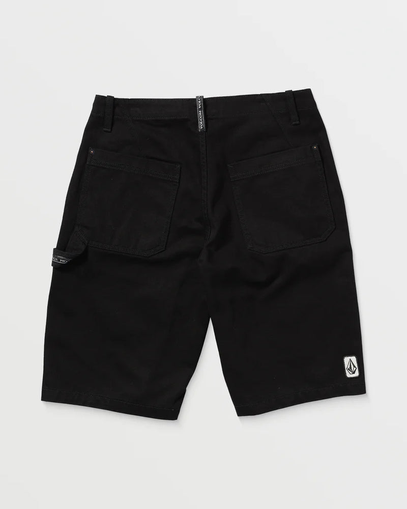 Load image into Gallery viewer, Volcom Men&#39;s Sawhorse Denim Shorts Black A2042400_BLK
