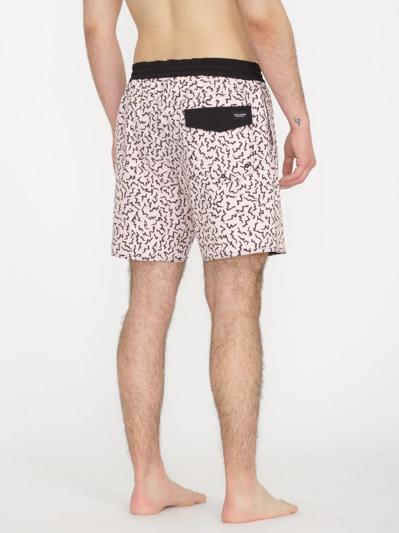 Load image into Gallery viewer, Volcom Men&#39;s Asphalt Beach Trunk 17&quot; Boardshort Lilac Ash A2512405_LCA
