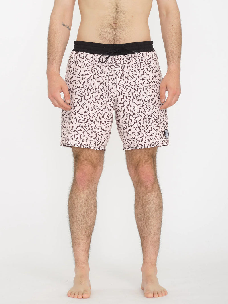 Load image into Gallery viewer, Volcom Men&#39;s Asphalt Beach Trunk 17&quot; Boardshort Lilac Ash A2512405_LCA
