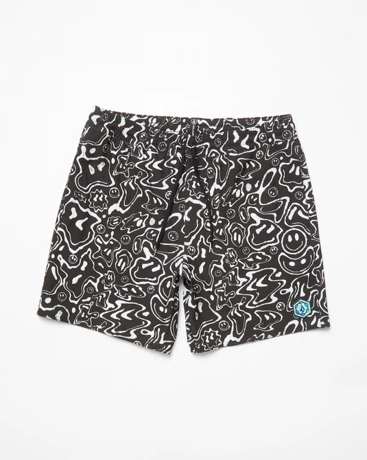 Volcom Men's Filip Rygalski Smil Trunk 17" Boardshorts Black A2512502_BLK