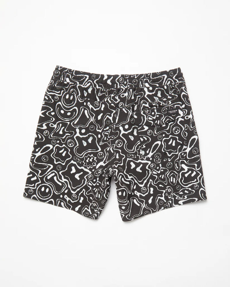 Load image into Gallery viewer, Volcom Men&#39;s Filip Rygalski Smil Trunk 17&quot; Boardshorts Black A2512502_BLK
