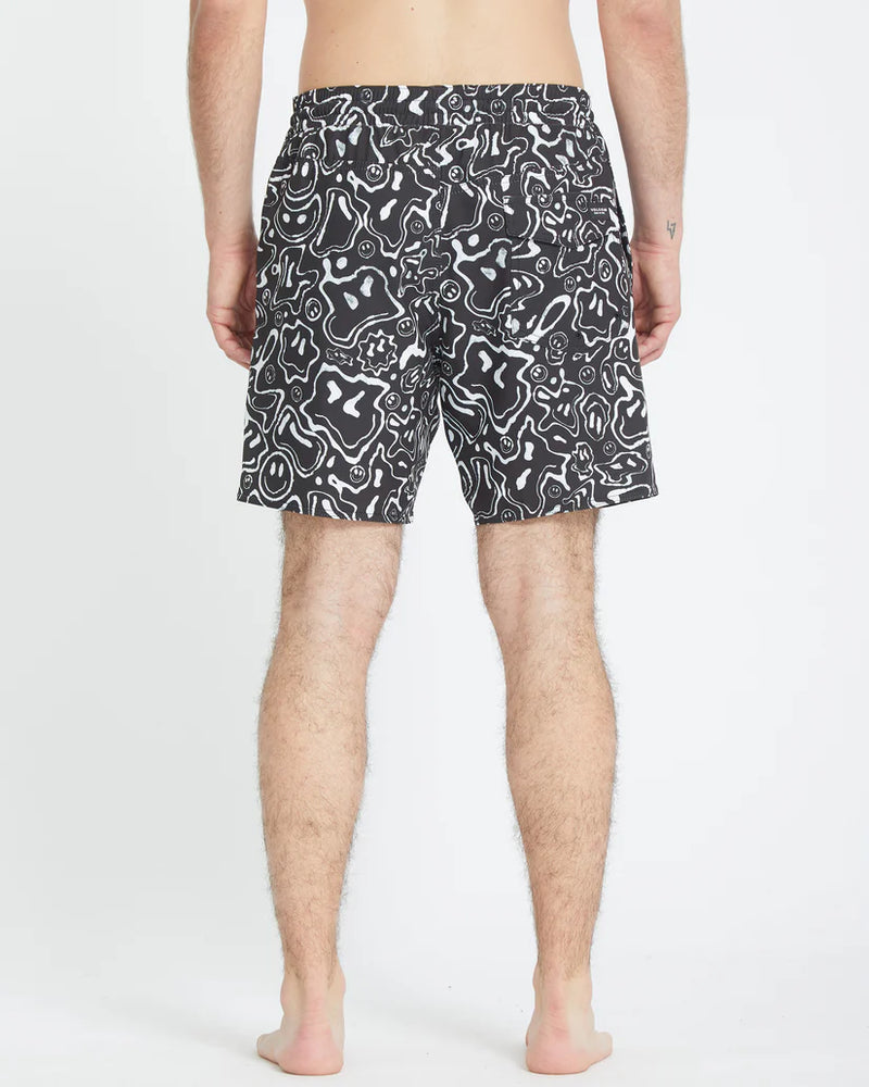 Load image into Gallery viewer, Volcom Men&#39;s Filip Rygalski Smil Trunk 17&quot; Boardshorts Black A2512502_BLK
