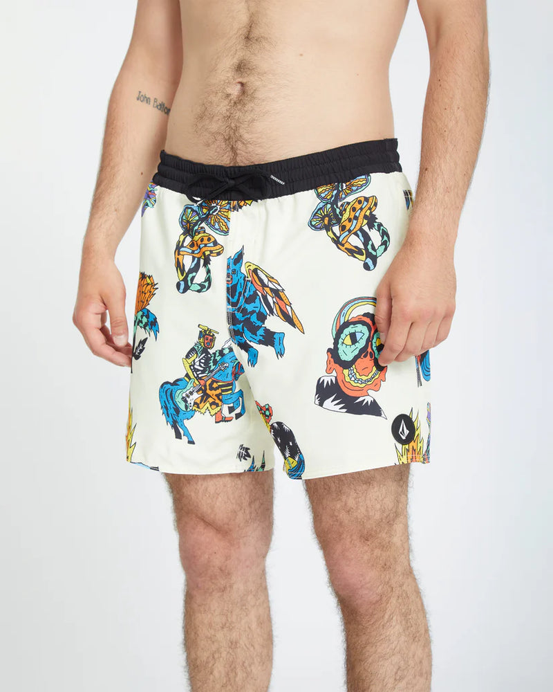 Load image into Gallery viewer, Volcom Men&#39;s Bob Mollema Trunk 16&quot; Boardshorts Light Beige A2512504_LBG
