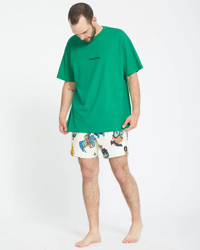 Load image into Gallery viewer, Volcom Men&#39;s Bob Mollema Trunk 16&quot; Boardshorts Light Beige A2512504_LBG
