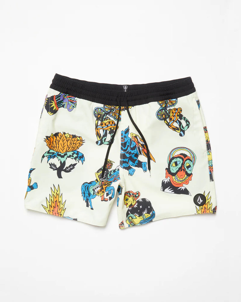 Load image into Gallery viewer, Volcom Men&#39;s Bob Mollema Trunk 16&quot; Boardshorts Light Beige A2512504_LBG
