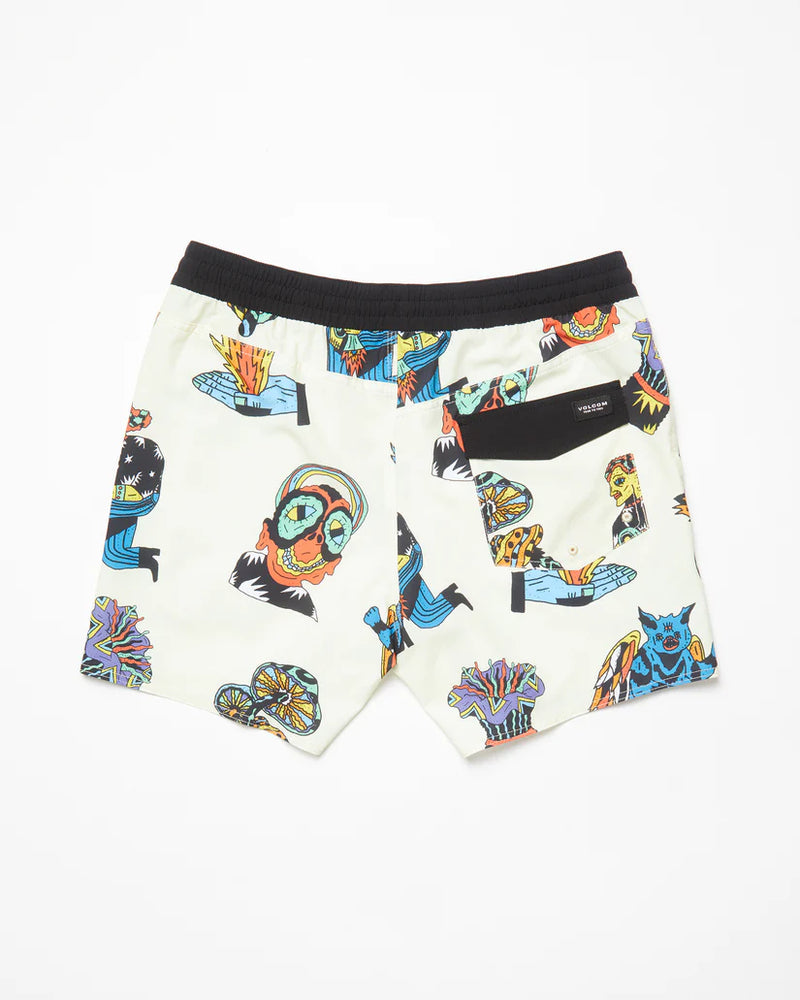 Load image into Gallery viewer, Volcom Men&#39;s Bob Mollema Trunk 16&quot; Boardshorts Light Beige A2512504_LBG
