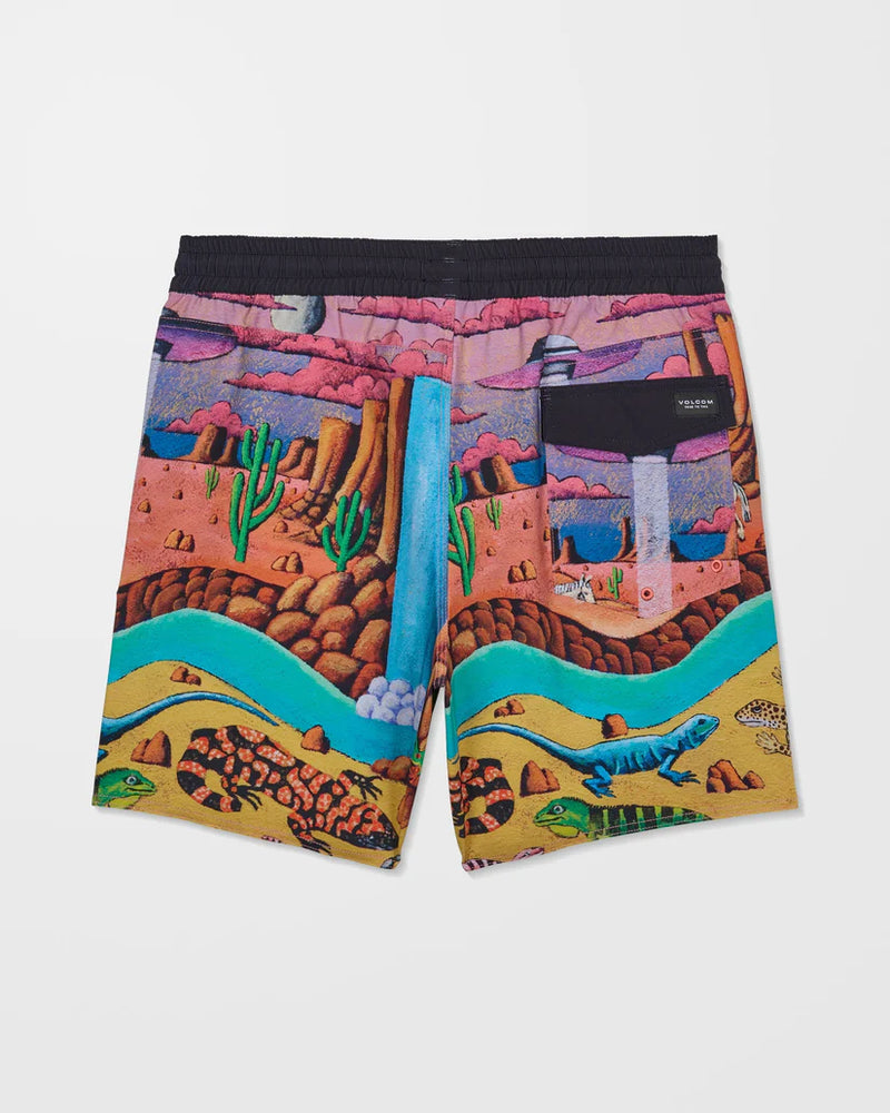 Load image into Gallery viewer, Volcom Men's Mickey Mason Trunk 17" Boardshort Multi A2512612_MLT
