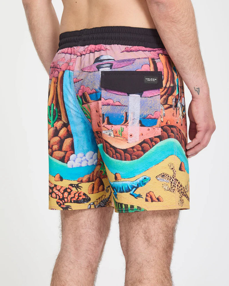 Load image into Gallery viewer, Volcom Men's Mickey Mason Trunk 17" Boardshort Multi A2512612_MLT
