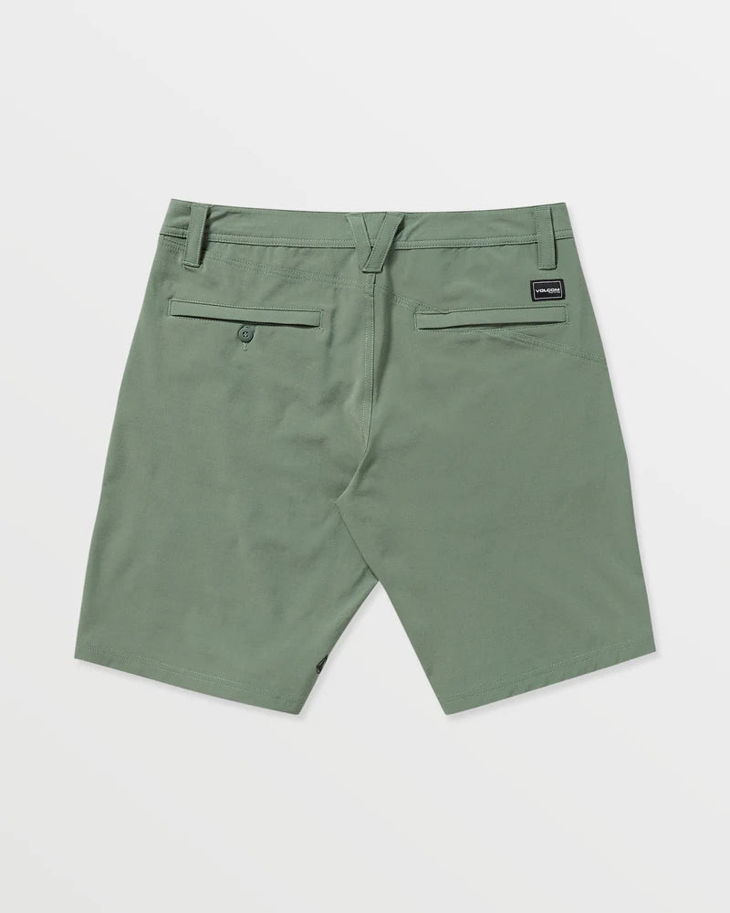 Load image into Gallery viewer, Volcom Men&#39;s Frickin Cross Shred Static 20&quot; Hybrid Shorts Light Olive A3212306_LTO
