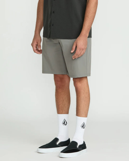 Volcom Men's Frickin Cross Shred 20" Hybrid Short Moonbeam A3212307_MBM