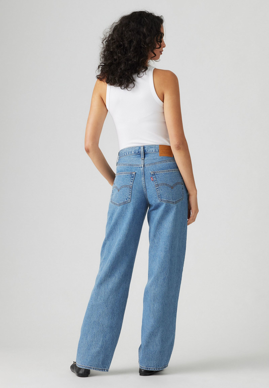 Levi's Womens' Baggy Dad Jeans Own It Stone A34940072