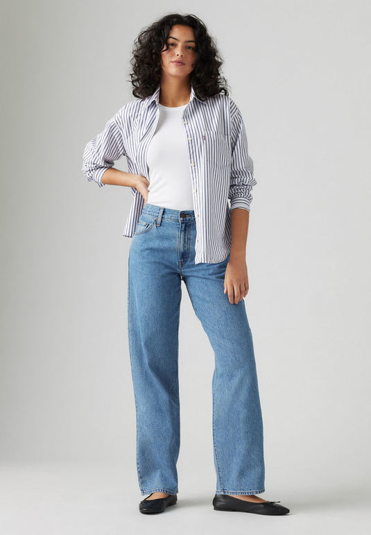 Levi's Womens' Baggy Dad Jeans Own It Stone A34940072