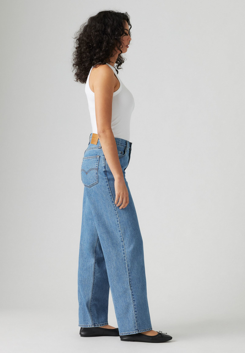 Load image into Gallery viewer, Levi&#39;s Womens&#39; Baggy Dad Jeans Own It Stone A34940072
