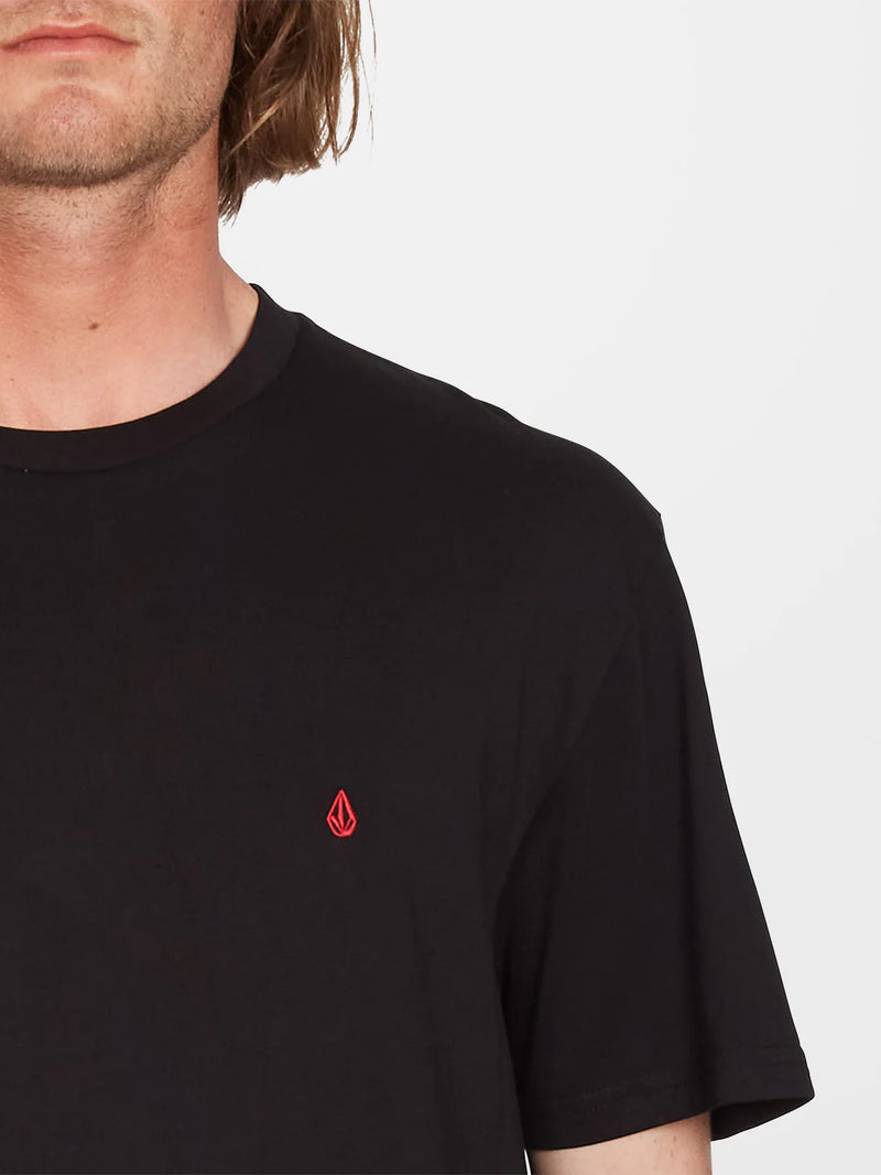 Load image into Gallery viewer, Volcom Men&#39;s Stone Blanks Classic Fit T-Shirt Black A3512326-BLK
