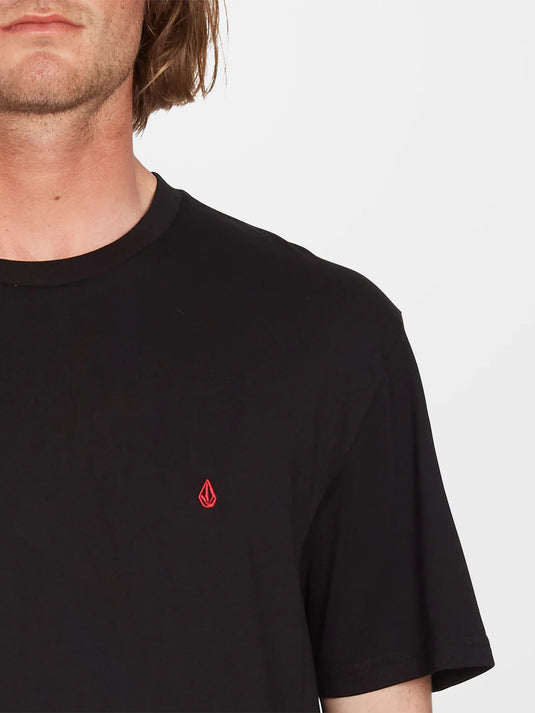 Volcom Men's Stone Blanks Classic Fit T-Shirt Black A3512326-BLK