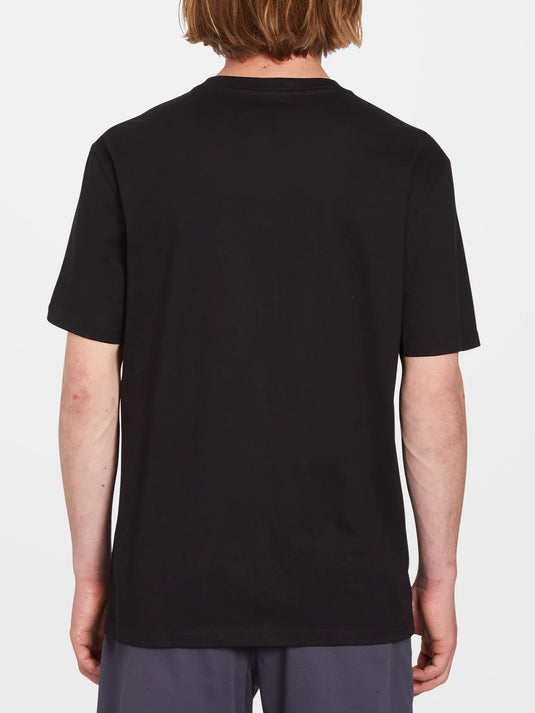 Volcom Men's Stone Blanks Classic Fit T-Shirt Black A3512326_BLK