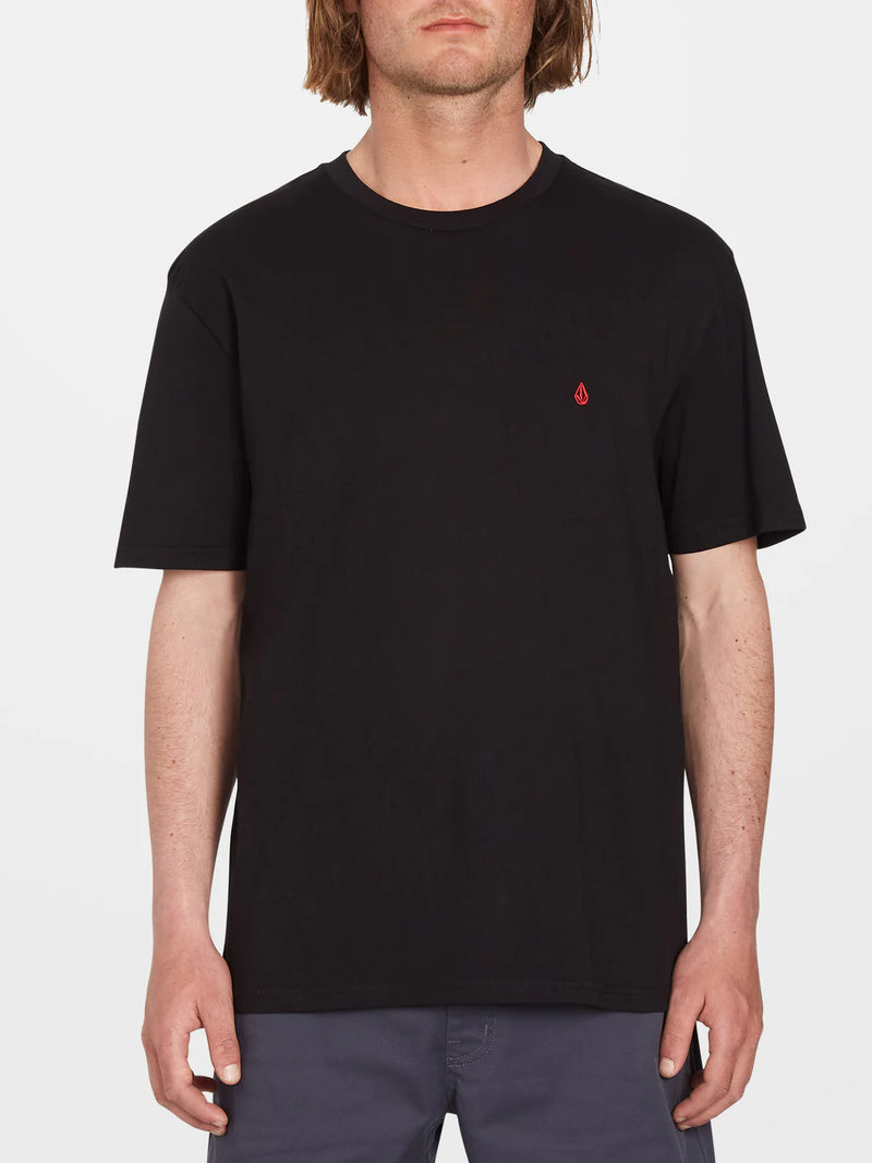 Load image into Gallery viewer, Volcom Men&#39;s Stone Blanks Classic Fit T-Shirt Black A3512326-BLK
