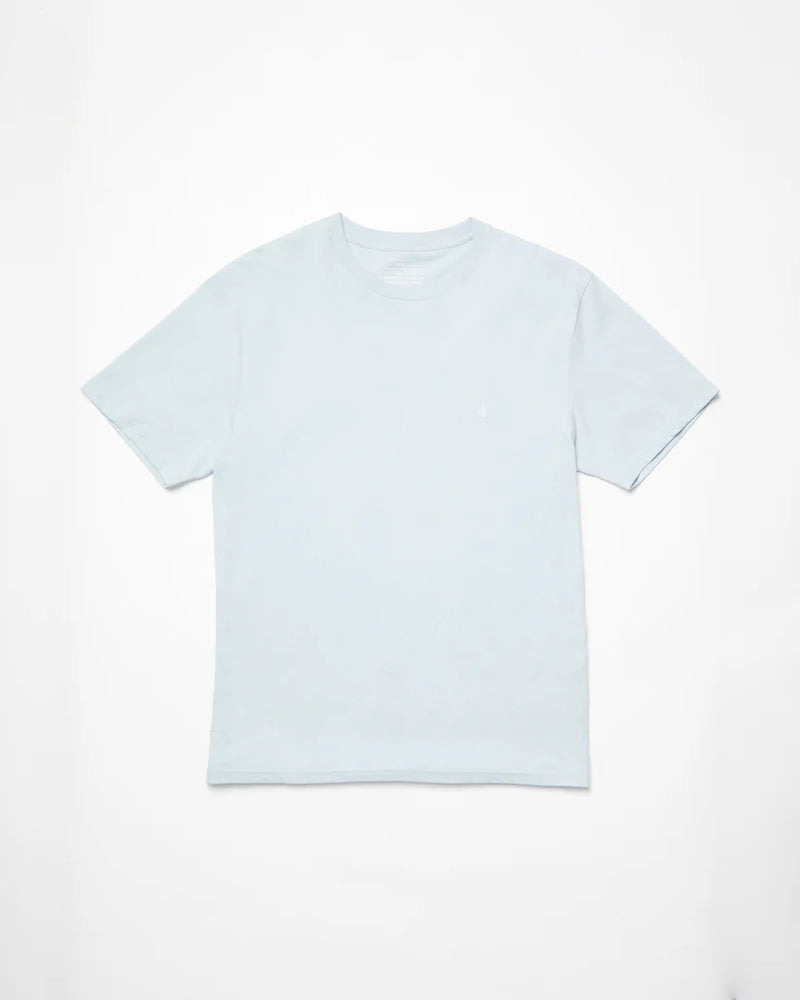 Load image into Gallery viewer, Volcom Unisex Stone Blanks T-Shirt Carolina Blue A3512326_CNA
