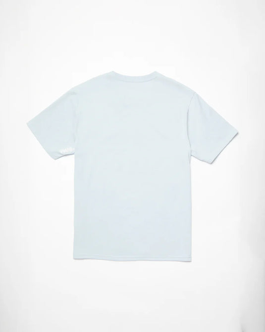 Volcom Unisex Stone Blanks T-Shirt Carolina Blue A3512326_CNA
