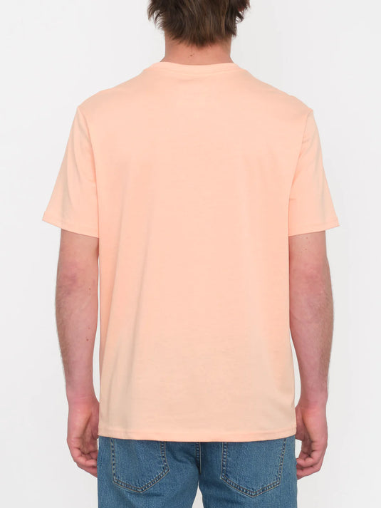 Volcom Men's Stone Blanks Classic Fit T-Shirt Salmon A3512326_SLM