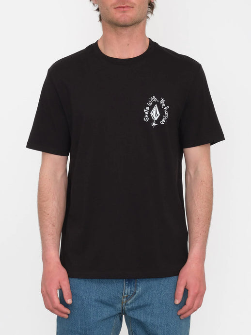 Volcom Men's Maditi Classic Fit T-Shirt Black A3512418_BLK