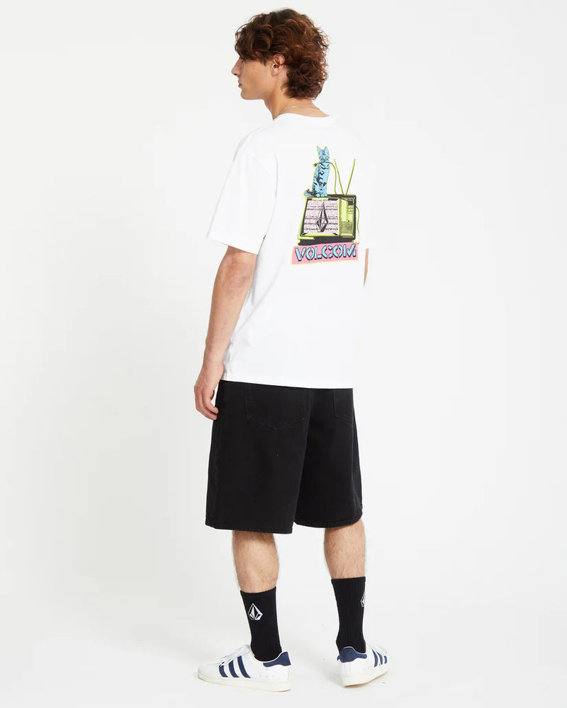 Load image into Gallery viewer, Volcom Men&#39;s Catv T-Shirt White A3512552_WHT

