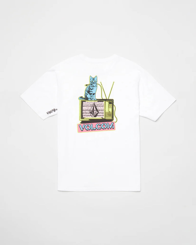 Load image into Gallery viewer, Volcom Men&#39;s Catv T-Shirt White A3512552_WHT
