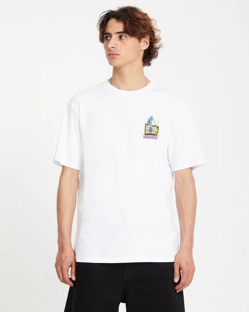 Load image into Gallery viewer, Volcom Men&#39;s Catv T-Shirt White A3512552_WHT
