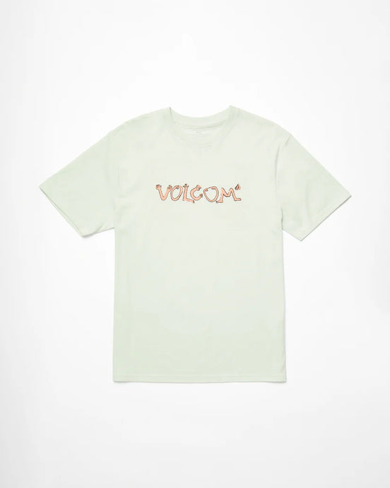 Volcom Men's Crazybal T-Shirt Cloud Blue A3512554_CLB