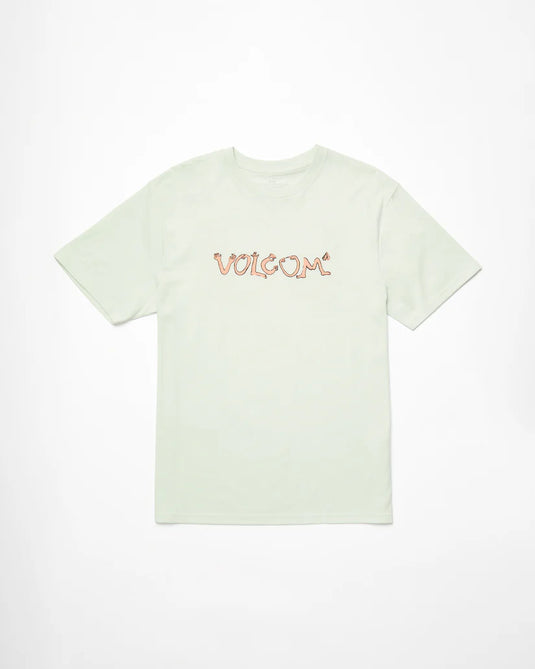 Volcom Men's Crazybal T-Shirt Cloud Blue A3512554_CLB