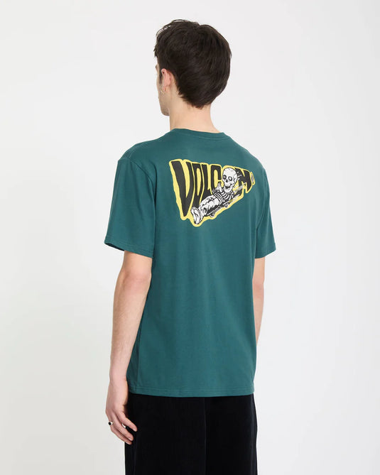 Volcom Men's Alix Coffin T-Shirt Rifle Green A3512662_RFG