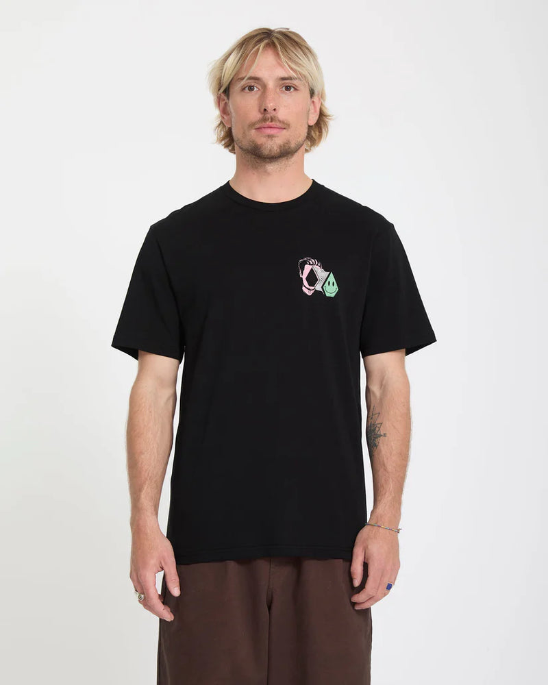 Load image into Gallery viewer, Volcom Men's Aura T-Shirt Black A3512663_BLK
