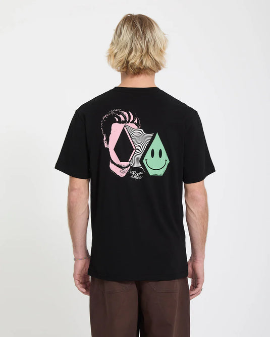 Volcom Men's Aura T-Shirt Black A3512663_BLK