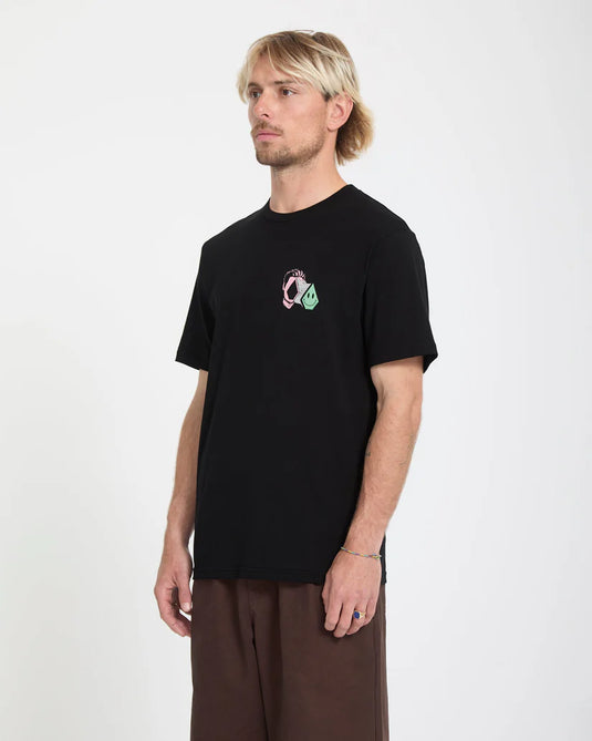 Volcom Men's Aura T-Shirt Black A3512663_BLK