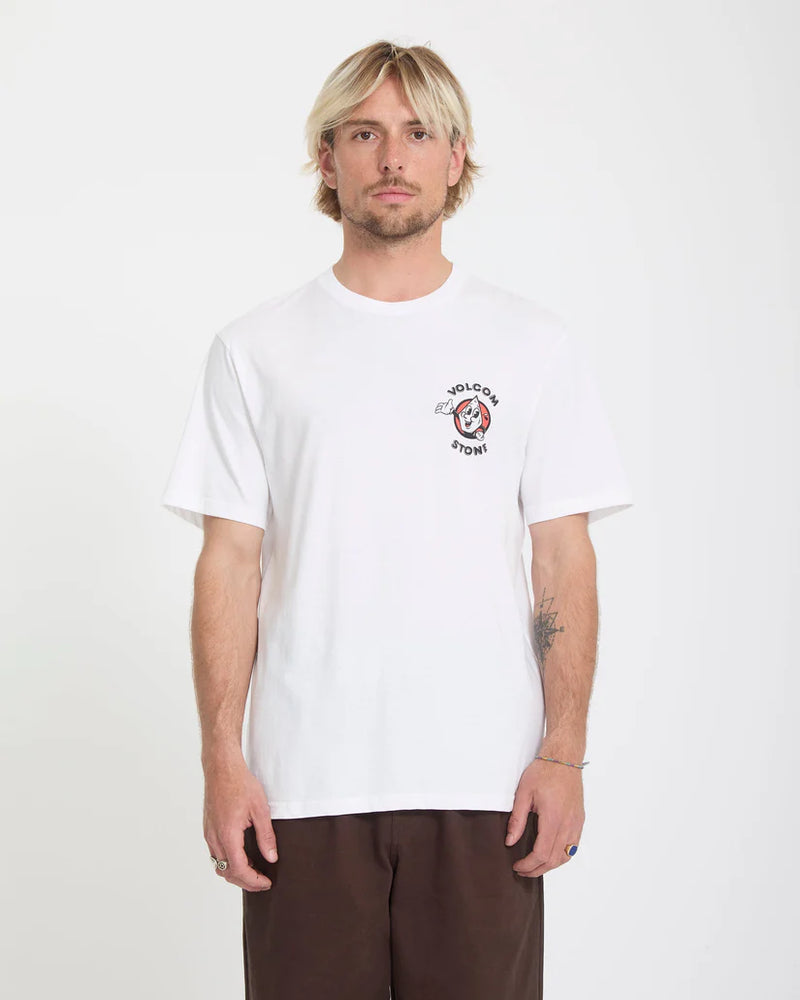 Load image into Gallery viewer, Volcom Men's Miste Stone T-Shirt White A3512664_WHT
