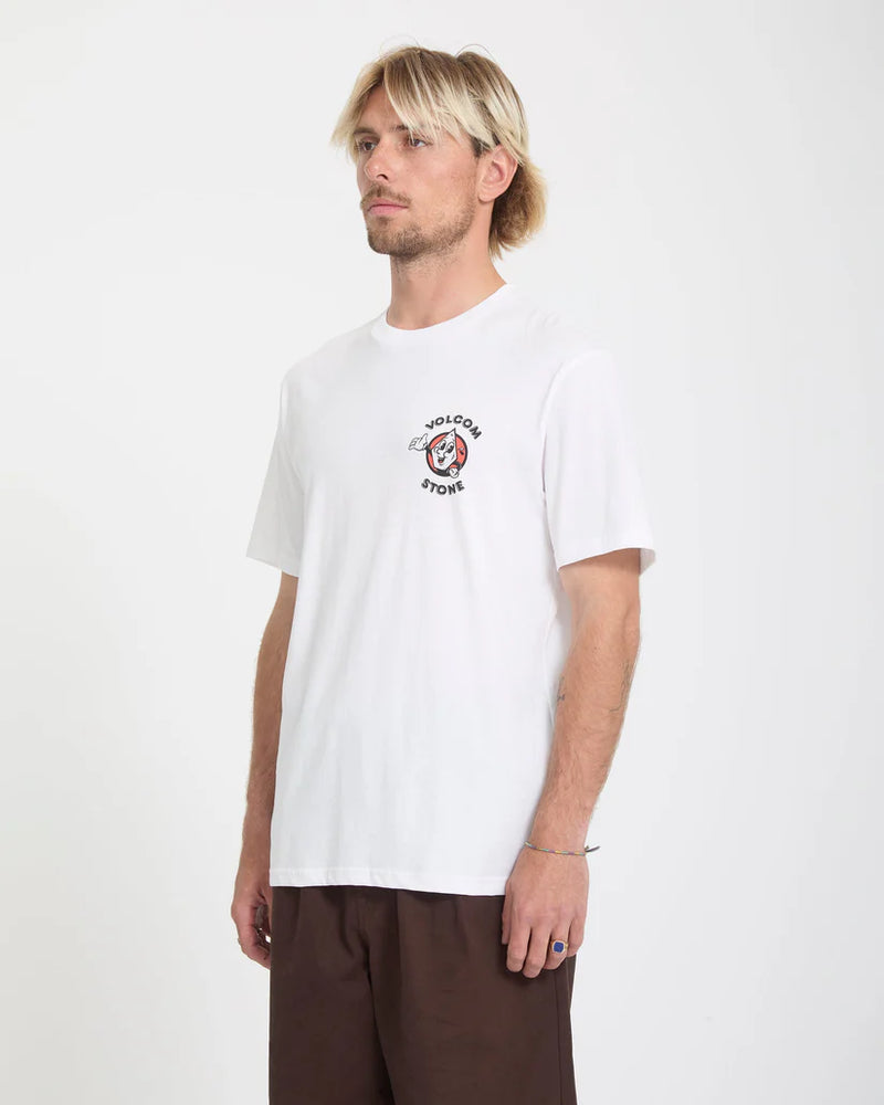 Load image into Gallery viewer, Volcom Men's Miste Stone T-Shirt White A3512664_WHT
