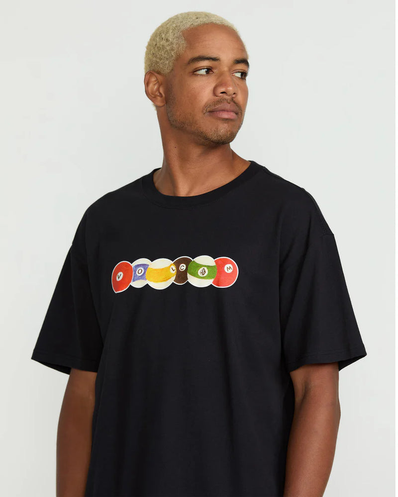 Load image into Gallery viewer, Volcom Men&#39;s Seth Conboy Rack Em T-Shirt Black A3522500_BLK
