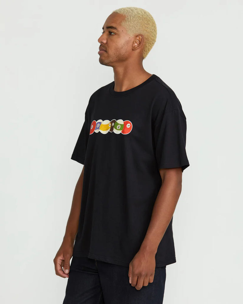 Load image into Gallery viewer, Volcom Men&#39;s Seth Conboy Rack Em T-Shirt Black A3522500_BLK
