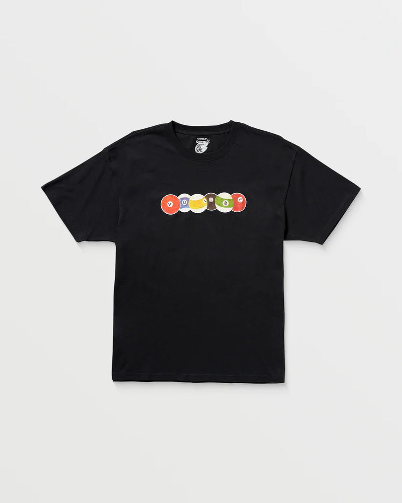 Load image into Gallery viewer, Volcom Men&#39;s Seth Conboy Rack Em T-Shirt Black A3522500_BLK
