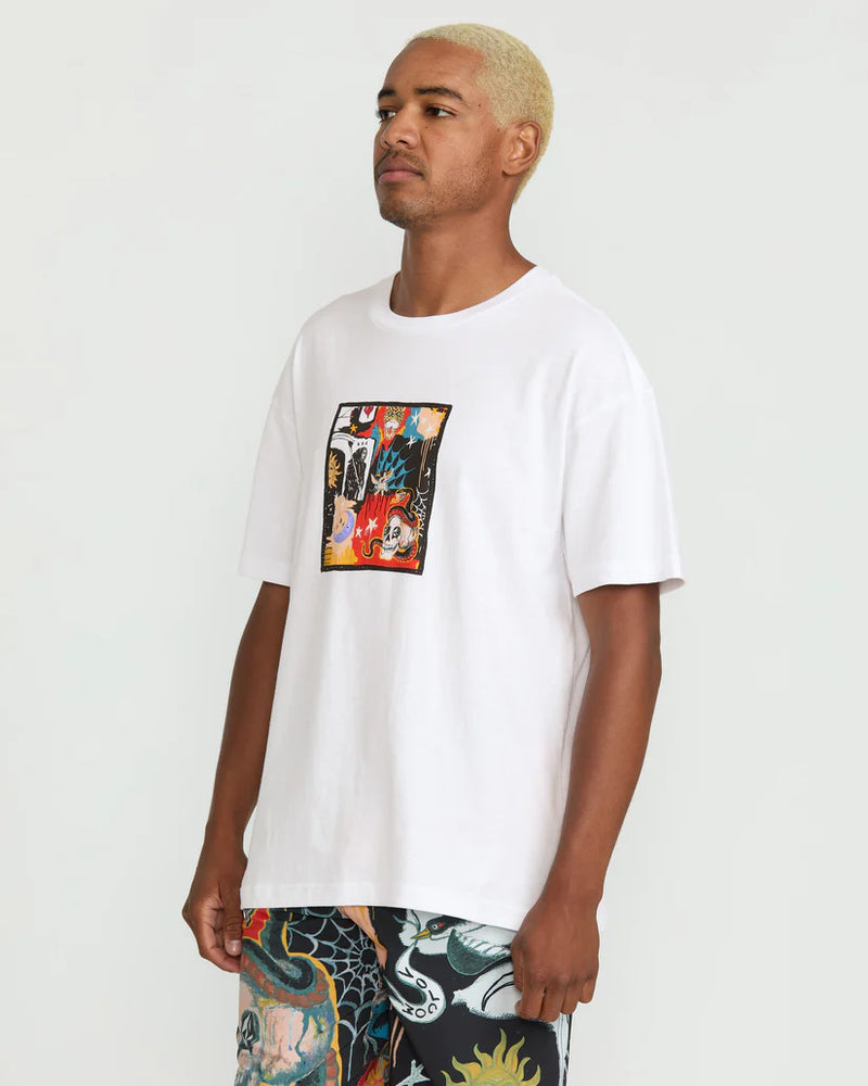 Load image into Gallery viewer, Volcom Men&#39;s Seth Conboy Web T-Shirt White A3522508_WHT
