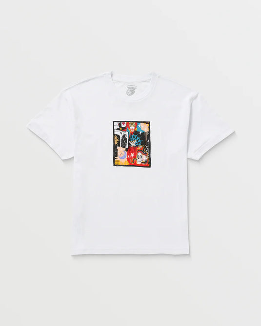 Volcom Men's Seth Conboy Web T-Shirt White A3522508_WHT