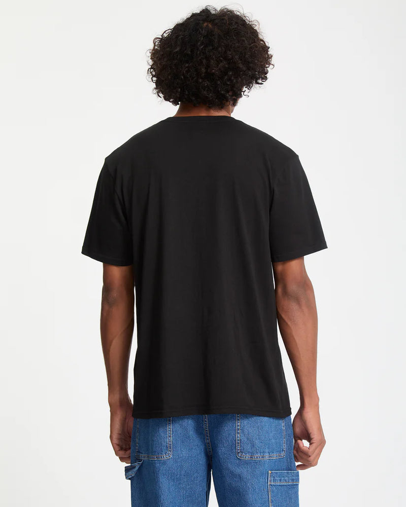 Load image into Gallery viewer, Volcom Men&#39;s Longo Cats T-Shirt Black A3532553_BLK
