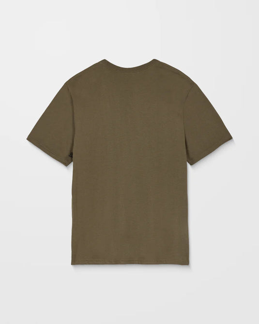 Volcom Men's Longo Cats T-Shirt Sage Leaf A3532553_SLE