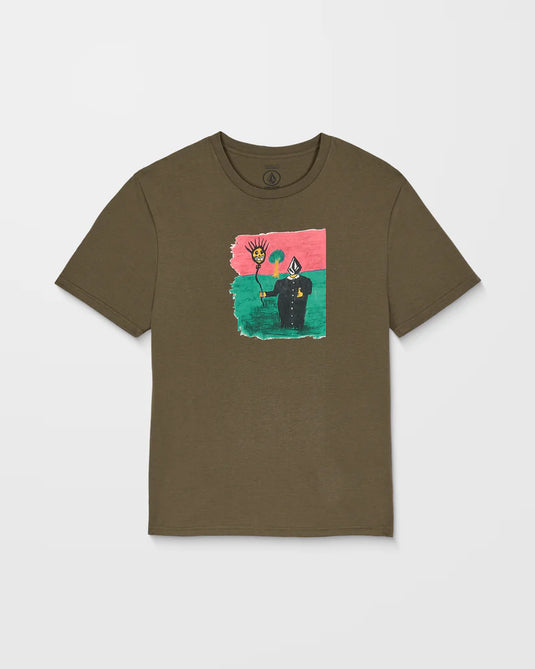 Volcom Men's Issam T-Shirt Sage Leaf A3532557_SLE
