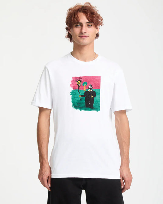 Volcom Men's Issam T-Shirt White A3532557_WHT